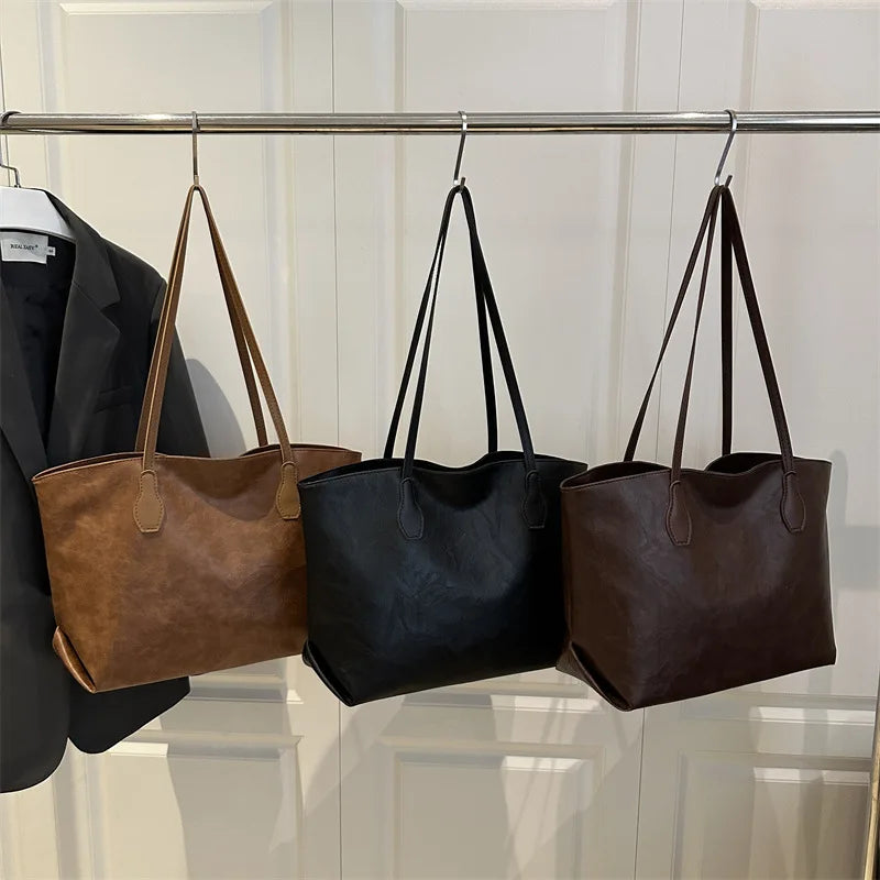 Hot Selling 2025 Summer Large Capacity Tote Bag Women's Handbag Fashionable Casual Commuting Shoulder Bag