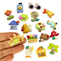 Lovey Cartoon Forest Farm Rural Animal Life Flatback Resin Cabochons Kids Doll House Elf Props