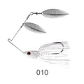 Japan Quality Freshwater Fishing Lures Combo  Luminous Metal Spinner Bait