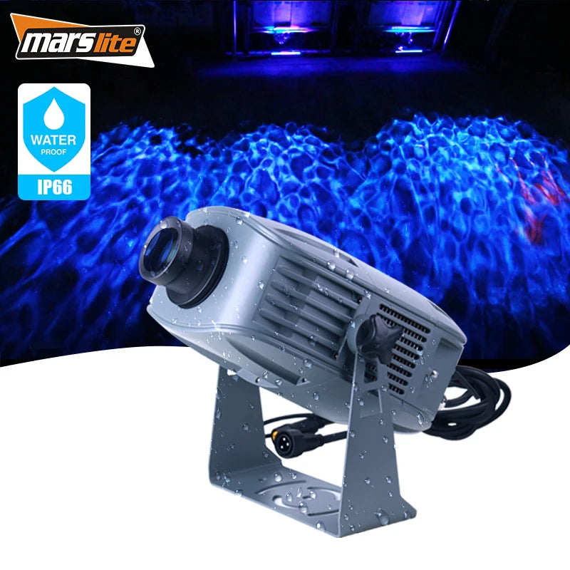 IP66 300W Professional Outdoor Waterproof LED Water Wave Effect Projector Christmas Light Spotlights for Park Decoration
