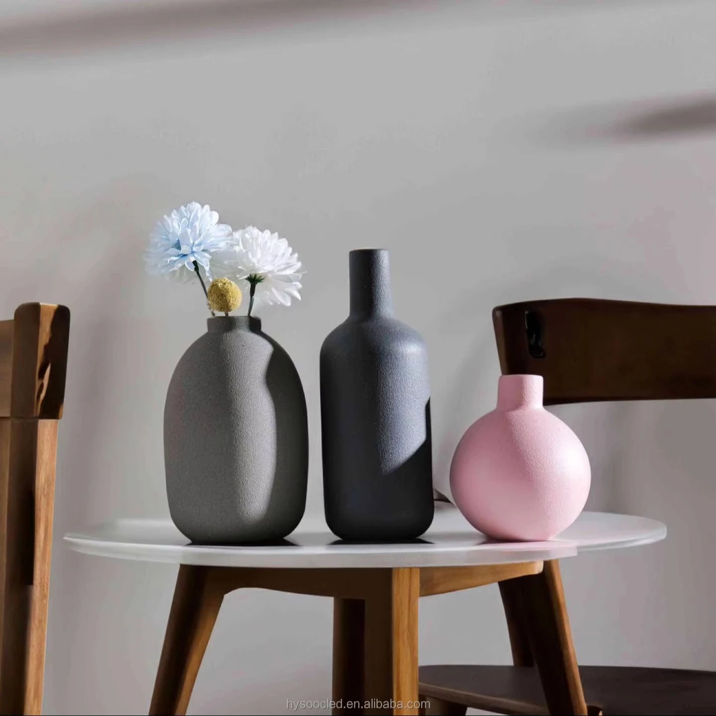 Flower Vase Decoration Home Ceramic Vase Modern Ceramic Flower Pot Flower Basket Nordic Decoration Vases for Floral