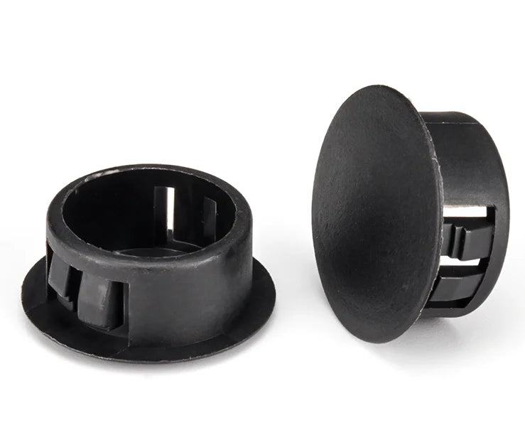 10mm 14mm 16mm 30mm Furniture Decoration Nylon Plastic Flat Round Snap  Dust-proof Hole Plugs Covers