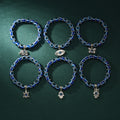Lucky Turkey Evil Eyes 8mm Bead Bracelet Stretchy Elastic Band Turkish Amulet Blue Eye Jewelry Natural Stone Beaded Bracelet