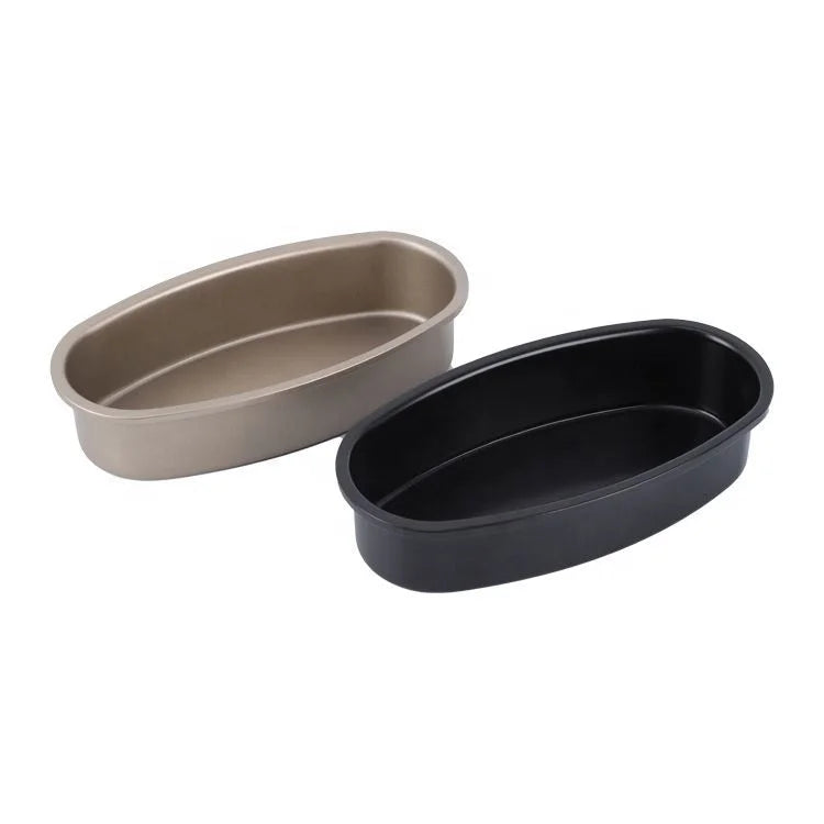 Nonstick Baking Pound Cake Mold Carbon Steel Cheese Pans Oval Shape Baking Tray Cheese Cake Tin for Kitchen Cooking