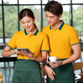 Polo Uniform for Staff Employees Waiter Workwear T Shirt Working Uniform Embroidery Logo Restaurant Bar Polo Shirt