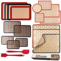 AK Macaron Non-Stick Silicone Baking Mat Cookie Pad Rolling Dough Mat Baking Gadget Oven Sheet Cake Bakeware Pastry Kitchen Tool