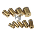 Gold 12mm-25mm Sign Standoff Screws Advertisement Fixing Screws Stainless Steel Spacer Glass Holder Standoff Pin Nail Fasteners