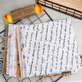 Custom Logo Food Grade Grease Proof Bread Oil Sushi Wrapping Paper for Sandwich Wrapping Baking Paper Wrapping Use Sugar Carton