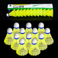 China Factory Wholesale Durable Yellow Nylon for Training High Quality Badminton Shuttlecock