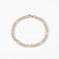 SB011   5mm 7inch 8inch Stainless Steel Chain Hip Hop Chain Bracelet
