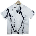 Men's Summer Hawaiian Shirt Custom Wholesale Breathable Beach Party Short Sleeve Floral Pattern Single Breasted Anti-Wrinkle