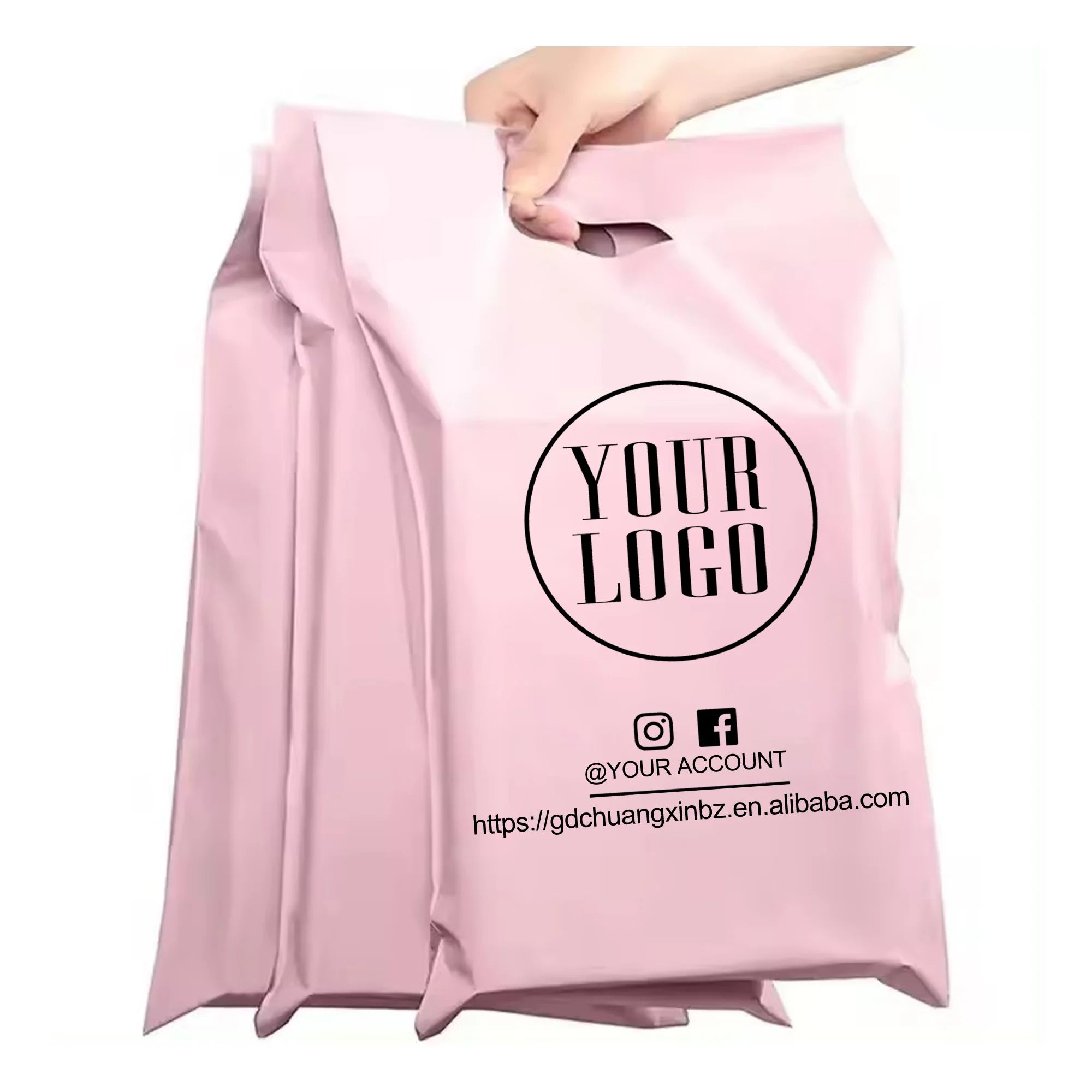 Creatrust Cloth Self Adhesive Zipper Kraft Paper 2 Ply Mailing Bag Mailing Bag