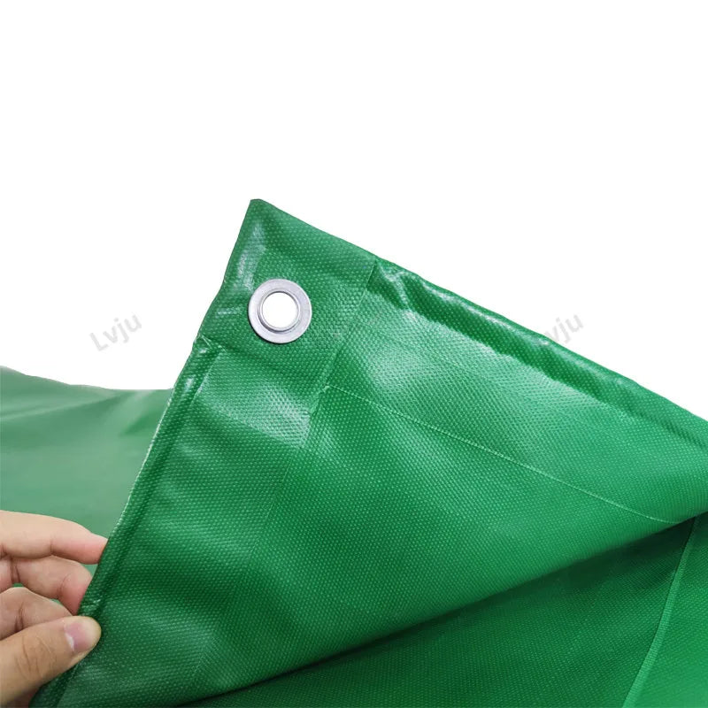 Lvju 12' X 26' 4m X 8m Waterproof Tarpaulin Cover High Tensile Pvc Coated Tarpaulin