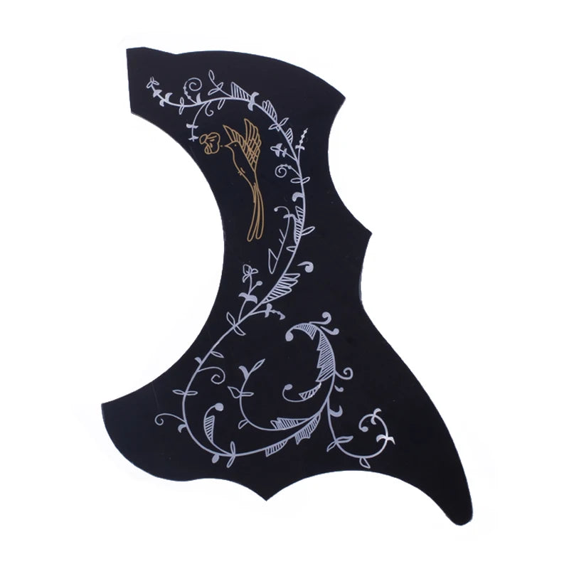 40" 41" 42" 43" Acoustic Guitar Pickguard Pick Guard Sticker R64mm Hummingbird Vine Pattern - Al-A025D
