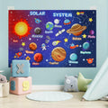 NASA Solar System Eco-friendly Felt Flannel Board Set 41pcs Space Storytelling Kids Montessori Astronomy Educational Supplies