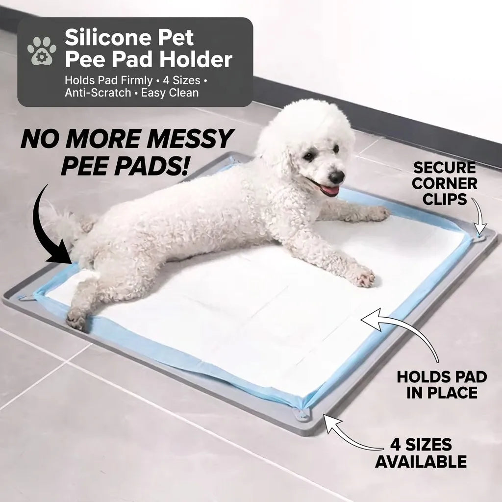 Top Ranking Puppy Pee Pad Holder Mesh Grids Easy to Clean Dog Pee Pad Holder