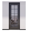 European Style Cheap Interior and Exterior Aluminum Casement Tempered Glass French Door Casement Door