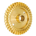 OEM Cnc Machining Custom 60 mm Diameter Water Pump Impeller Double Side Brass Impeller