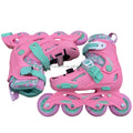 Adjustable Inline Skates for Kids-Outdoor Roller Shoes with ABEC-7 Bearings and 85A Wheels