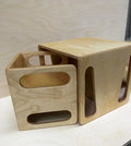 Montessori Cube Chair Wooden Weaning Chair Montessori Wood Furniture