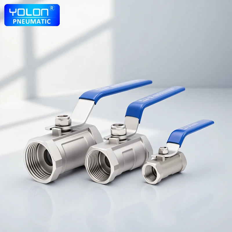 Yolon Brand DN65 1/2"-4" Stainless Steel 316/304 CF8M 316L Manual 2-Way Angle Ball Valve PTFE Sealing for Water OEM Supported