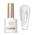 BORN PRETTY Super Shine Crystal Cat Eye Gel Polish Natural Resin Glitter Cat Magnetic Gel Semi Permanent Nail Art Varnish