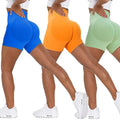 Workout Sweat Scrunch Butt Yoga Nylon Seamless  Butt Lifting Women Biker Shorts