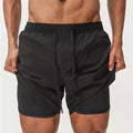 Custom Double-layer Printing Fitness Sports Shorts Men's Thin Lined Quick-drying Breathable Shorts Men's Shorts