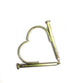 White Zinc Yellow Steel Conduit Hook Clip Nails Water Anti-Rust Pipe Fixing Nails with Hook Steel Pipe Clamps Hook Pipe Nails
