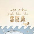 Wood Ocean Decor Sea Life Decor Nursery Decor