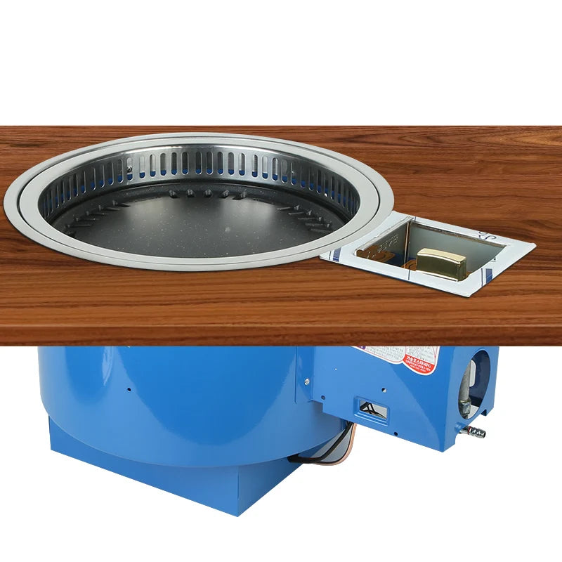 Korean Restaurant Table Top BBQ Gas Grill Bbq Grill Lower Smoke Commercial Indoor LPG LNG Gas BBQ Grill