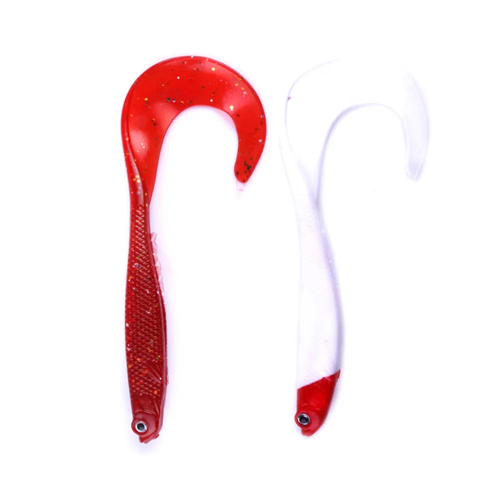 11.5CM-9G Single T-tail Fishing Lure Big T Tail for Bass Fishing Bait