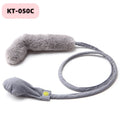 Funny Pet Cute  Rope Creative Cat Teaser Smart  Fish Toy Cat Plush Toy Interactive Cat Toy