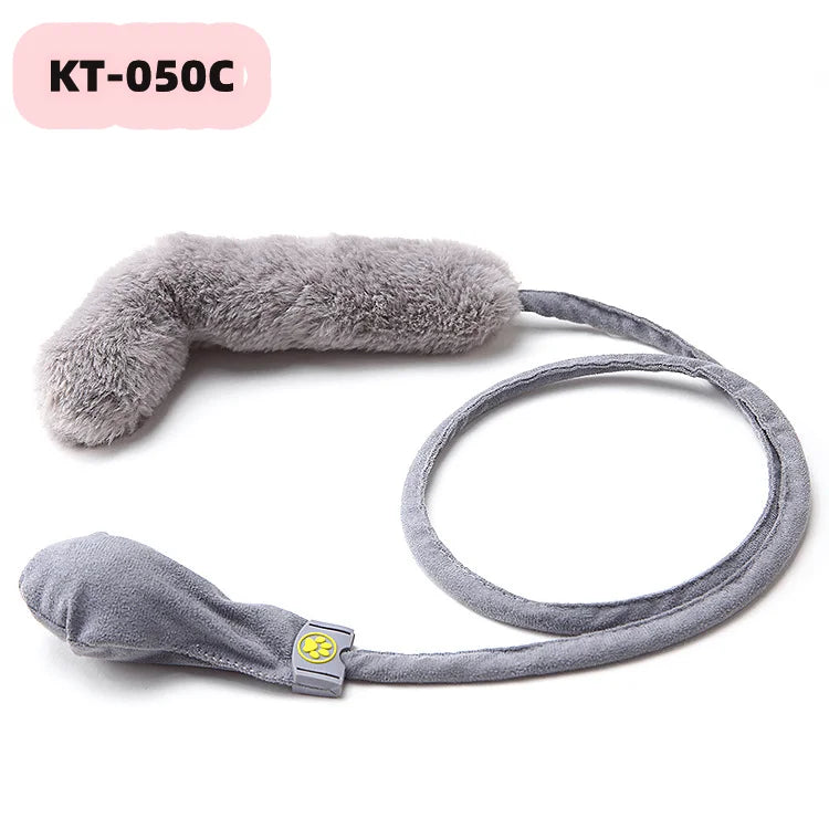 Funny Pet Cute  Rope Creative Cat Teaser Smart  Fish Toy Cat Plush Toy Interactive Cat Toy
