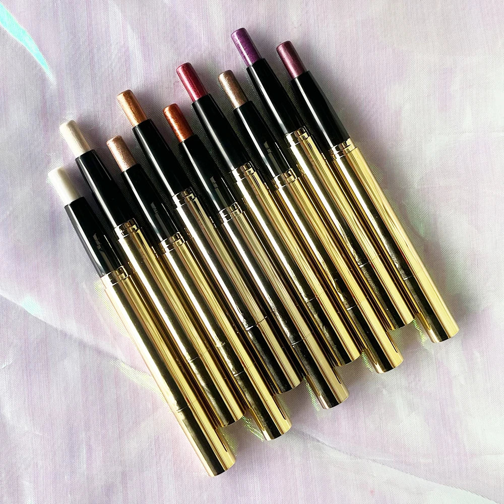 Eyeshadow Pen with Smudge Proof Soft Sponge Eyeshadow Waterproof Glitter Stick Makeup