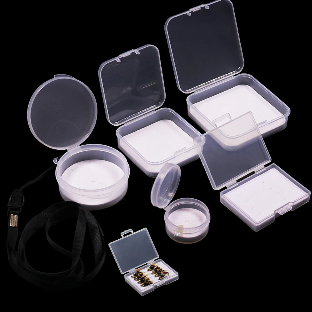 Portable Mini Storage Case for Fishing Tackle Bulk Carp Fly Organizer Box Jig Lure Bait Hook Tool Accessories Made Plastic
