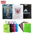 Eco Friendly Shopping Bag With Logo Reusable Grocery Bags Logo T-Shirt Non Woven Vest Shopping Bag