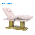 HICOMED Custom Wholesale Pink Beauty Furniture Adjustable Treatment Electric Massage Facial Tattoo Beauty Tables