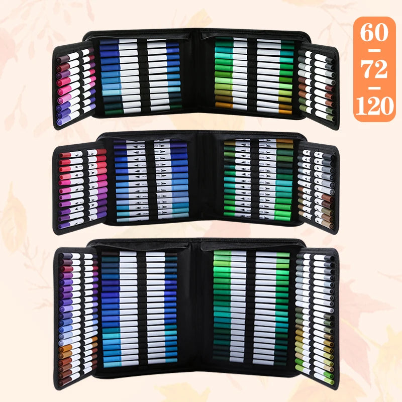 Watercolor Brush Pen 6072120 Wholesale Custom for School and Office