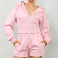 Custom Women's Sports Wear Crop Top Short Set Knee-Length Casual Club Style with Custom Logo Label Knitting Fabric Autumn Season