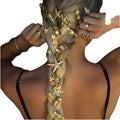 New Trend 18K Gold Plated Stainless Steel Hair Clip Waterproof Pearl Shell Starfish Beach Hair Accessories for Girls and Women