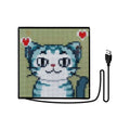64*64 Full Color Wireless Transmission Diy Flexible Led Display Panels for Backpack