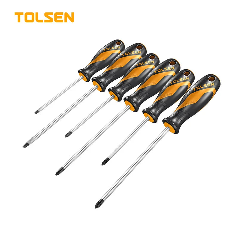 TOLSEN 20014 6pcs Magnetic Multi Screw Driver Screwdriver Set