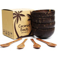 100% Eco-friendly Handicraft Coconut Shell Bowl Wholesale  Fruit Mixing Salad Coconut Shell Engraved Bowl
