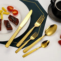 Western Cutlery Set Stainless Steel Roman Column Flatware Wedding Silverware Hotel Spoon Fork Knife