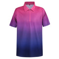 Custom Men T-shirt Digital Printing Solid Knitted Fashion Golf Working Hiking Outdoor Uniform Tactical Quick Dry for Shirt