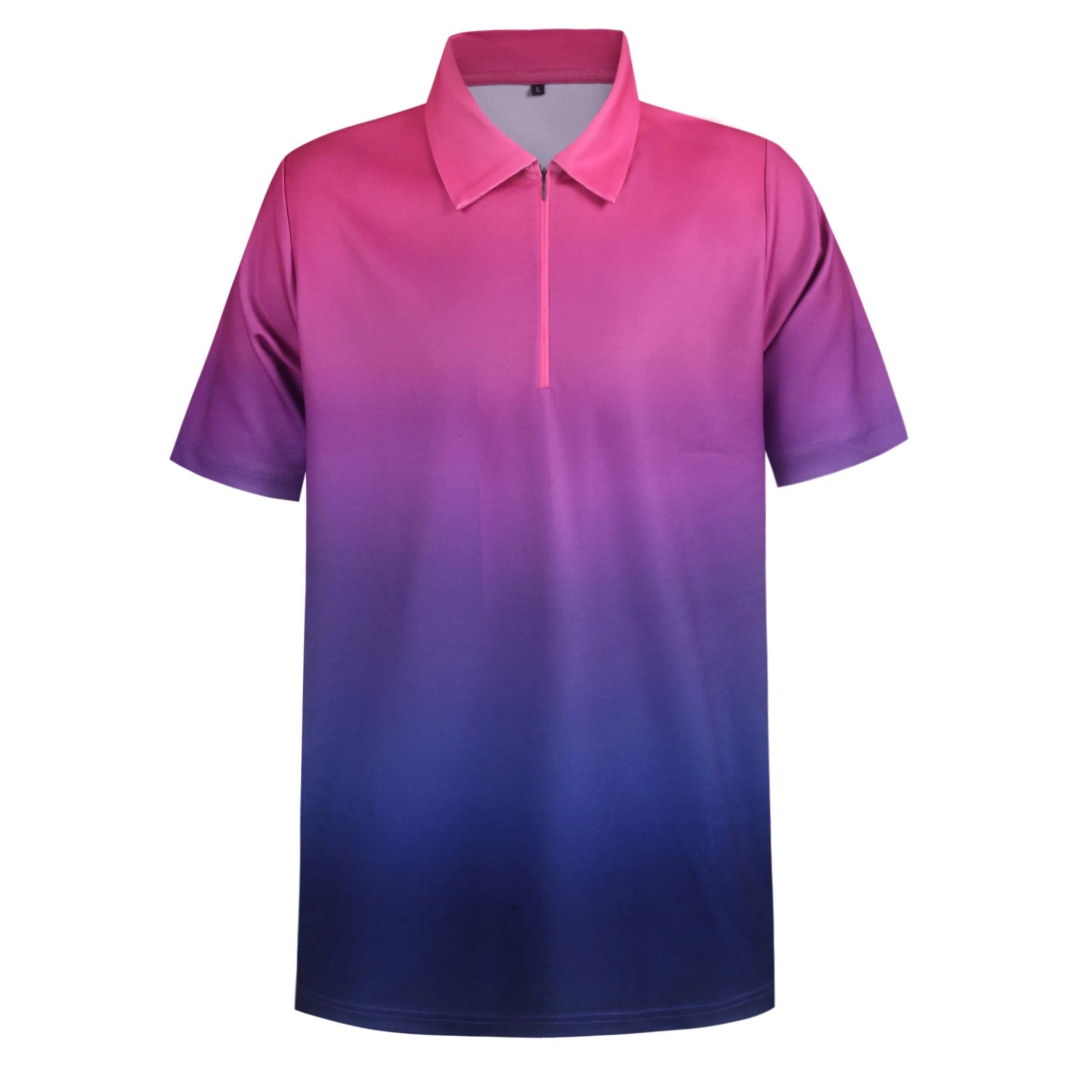 Custom Men T-shirt Digital Printing Solid Knitted Fashion Golf Working Hiking Outdoor Uniform Tactical Quick Dry for Shirt