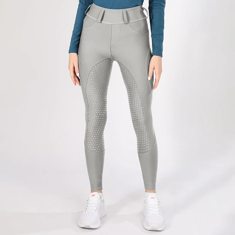 High Waist Women Horse  Riding Pants Full Seat Horseback Equestrian Jodhours Breeches Females Clothing