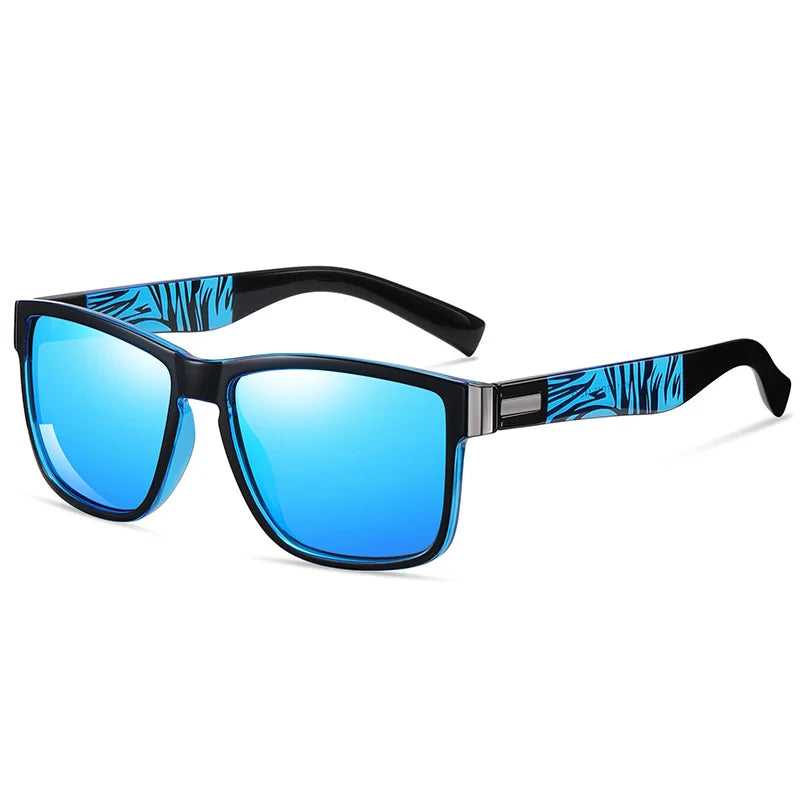 2024 Trends Stylish Anti-Glare Mirror Elastic square Fishing Bicycle Driving Sports Customize Logo UV 400 Polarized Sunglasses