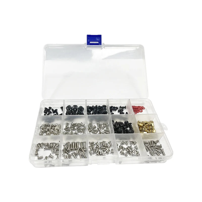 Sunpoint Carbon Steel Mini Screw Kit M2/M2.5/M3 Laptop Assembly & Repair Screws (Inch/Metric DIN Standard)